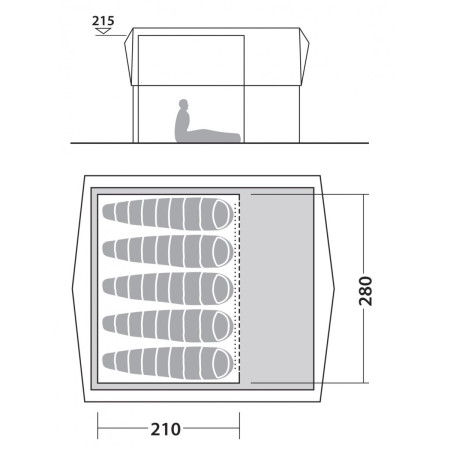 Hálófülke Robens Inner tent Prospector Castle