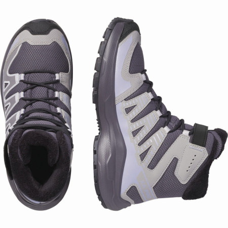 Salomon Xa Pro Winter Wp J Nine Iron-Gull-Cosmic Sky gyerek cipő