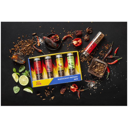 Sens Páliví křupaví & pražení cvrčci - Carolina Reaper ehető tücsök