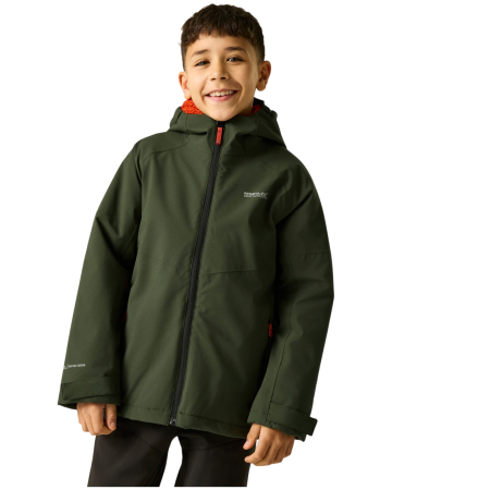 Regatta Hillain Warm Lined Dark Khaki gyerek télikabát