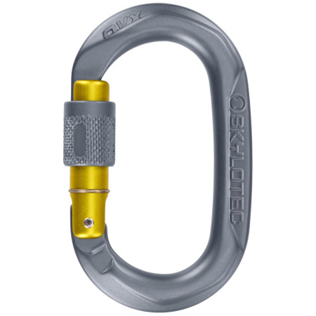 Skylotec OVX SG (screw gate) karabiner szürke/sárga Anthracite/Mustard