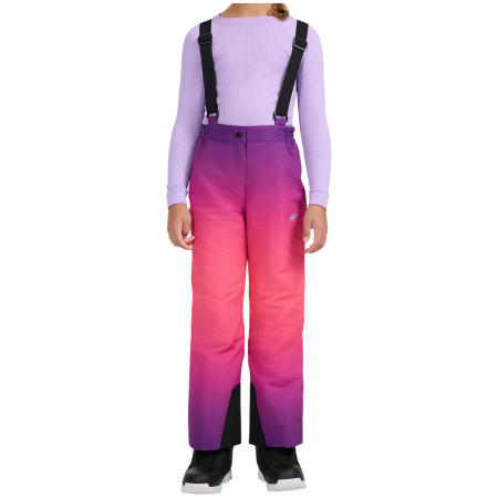 4F Trousers Fnk F1522 Multicolour 3 Allover gyerek sínadrág rózsaszín Multicolour 3 Allover
