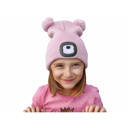 Extol Kids sapka fejlámpával