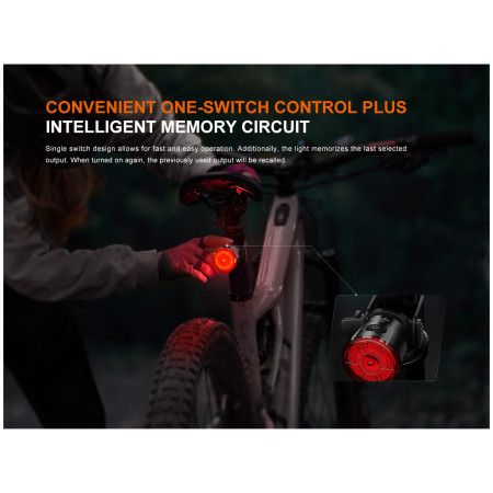 Fenix BC06R kerékpár hátsó villogó