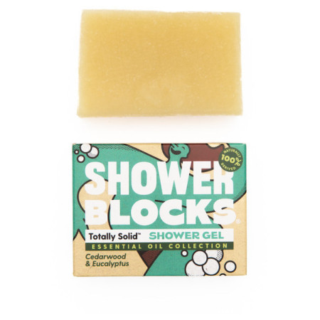 Totally Solid Solid Shower Gel EO Range - Cedarwood & Eucalyptus tusfürdő