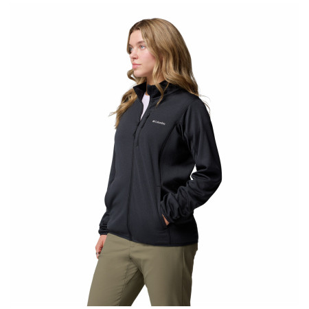 Columbia Essential Hike™ Grid Fleece Full Zip női pulóver fekete Black