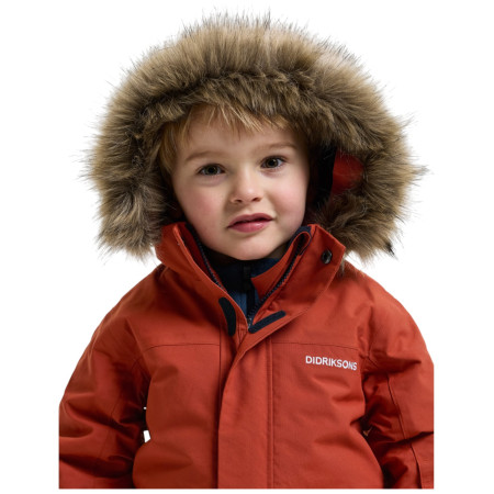 Didriksons Bjärven Kids Parka 5 Rust gyerek télikabát