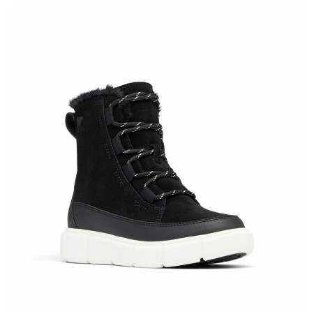 Sorel Youth Sorel Explorer™ Iii Lace Wp gyerek téli cipő fekete/fehér Black, Sea Salt