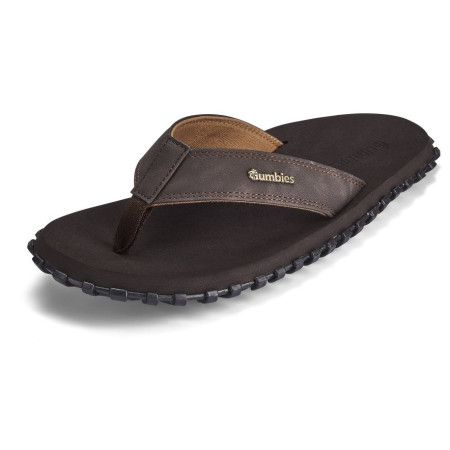 Gumbies Vegovert Brown flip-flop