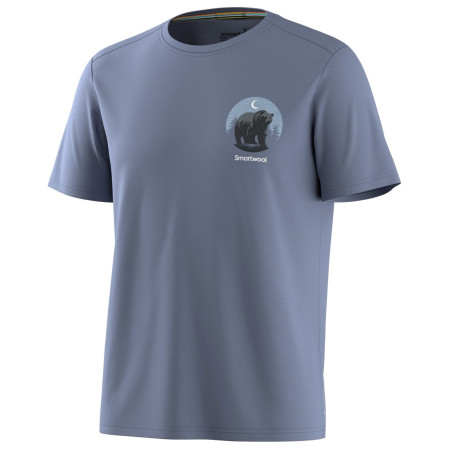 Smartwool Men's Lunar Bear Active Short Sleeve Graphic Tee férfi funkcionális póló sötétkék NIGHTFALL BLUE