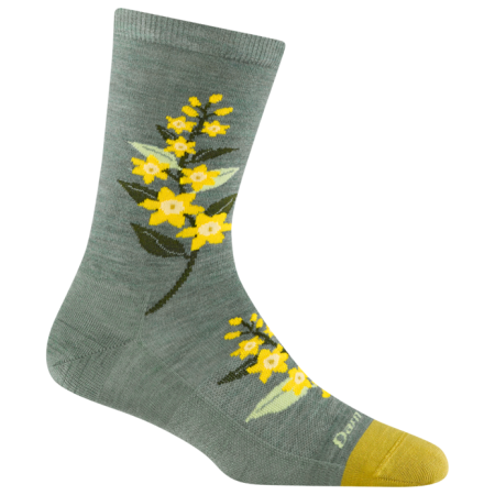Darn Tough Blossom Crew Lightweight női zokni szürke seafoam