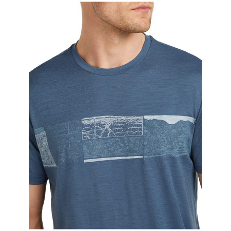 Icebreaker Men Merino 150 Tech Lite SS Tee Elevation Line férfi póló