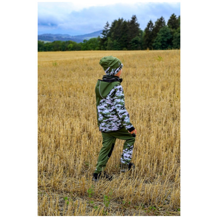 WAMU Khaki gyerek softshell nadrág