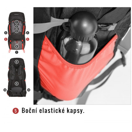 Hátizsák Husky Samont 60+10 L