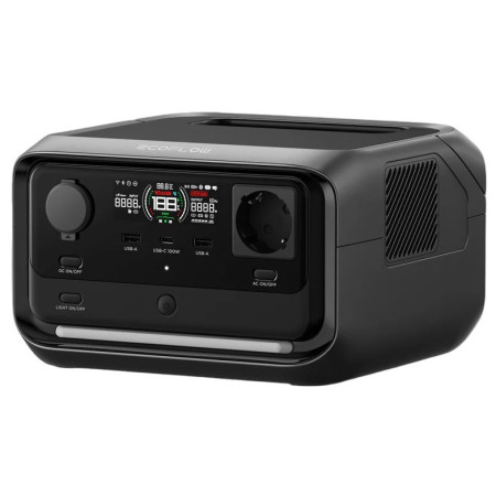 EcoFlow River 3 Plus töltőállomás fekete černá