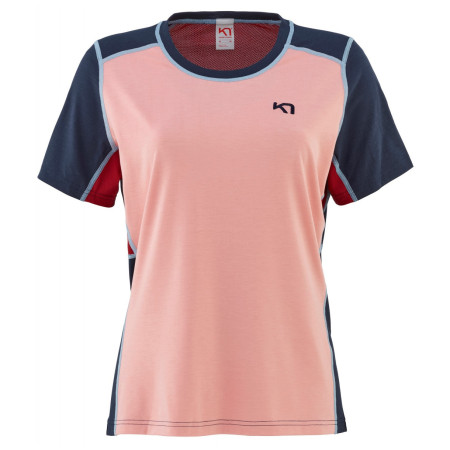 Női póló Kari Traa Sanne Hiking Tee rózsaszín/kék