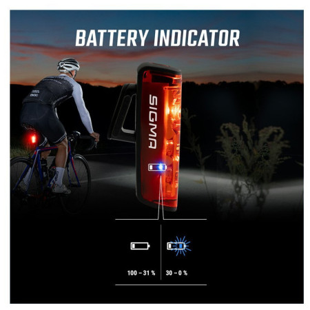 Sigma Buster 400 + Blaze Flash első/hátsó lámpa