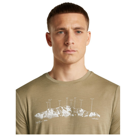 Icebreaker Men Merino 150 Tech Lite SS Tee The Peaks férfi póló