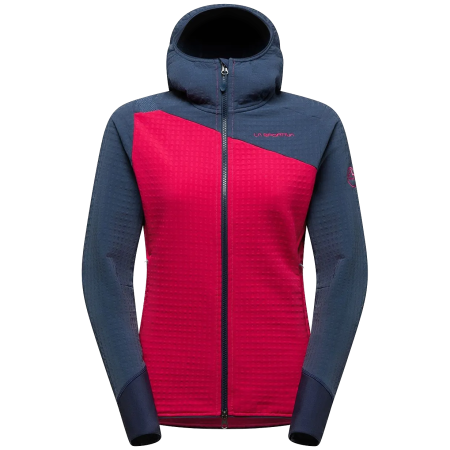 La Sportiva Bristen Thermal Hoody W női polár dzseki rózsaszín/szürke Azalea/Night Sky