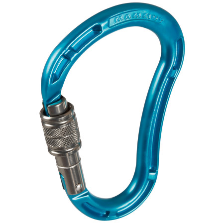 Karabiner Mammut Bionic Mythos Screw Gate kék aqua
