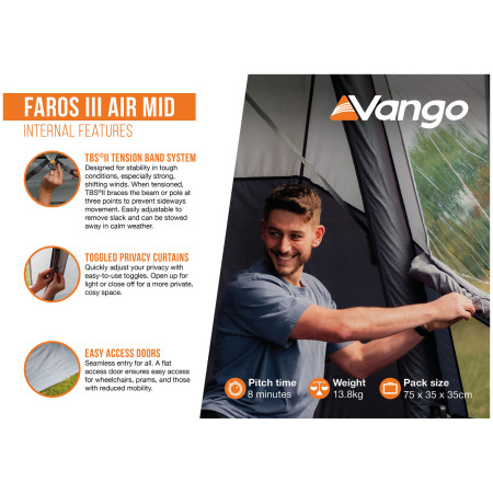 Vango Faros III Air Mid elősátor