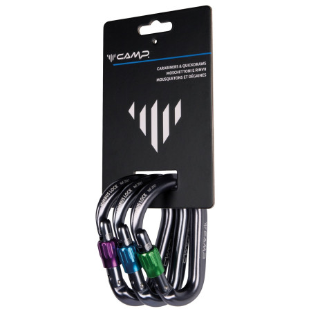 Camp Nimbus Lock 3 Pack karabiner szett szürke