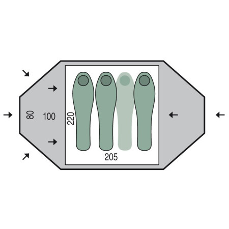Pinguin Taifun 3 stan pro 3 osoby