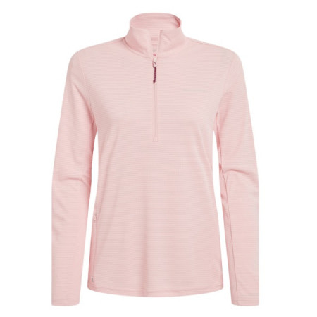 Craghoppers NosiLife SolarShield+ Half Zip Top női póló bézs Sherbert