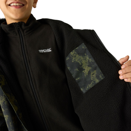 Regatta Junior Waterproof Changing Robe Pro Bark Green vízálló gyerekkabát