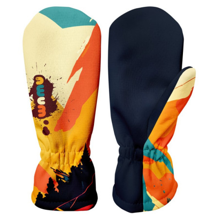 WAMU Mountain Bike gyermek softshell kesztyű