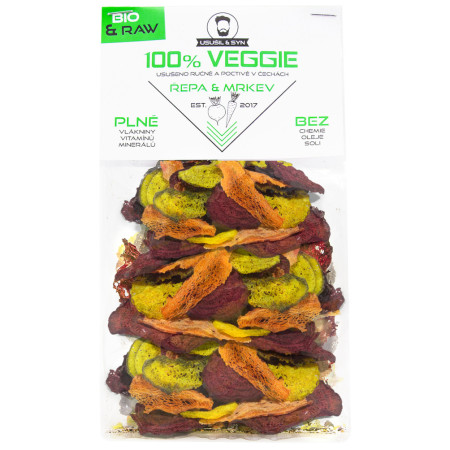 Usušil & Syn Cékla és sárgarépa 25 g szárított zöldség piros