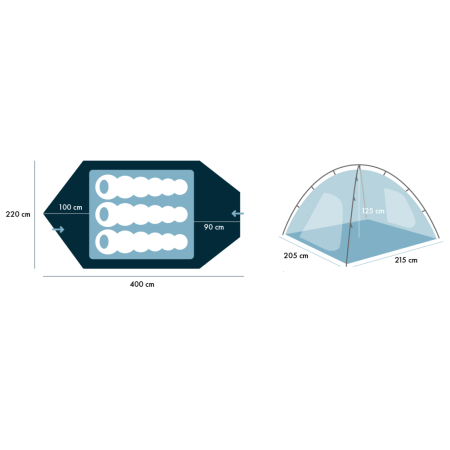 Warg Boulder 3 sátor