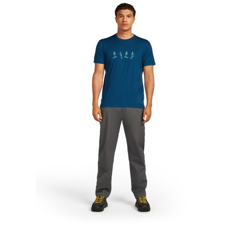 Icebreaker Men Merino 150 Tech Lite SS Tee Snow Day férfi póló