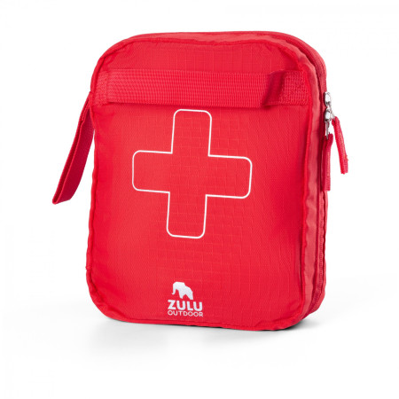 Zulu First Aid L üres elsősegélykészlet tartó piros