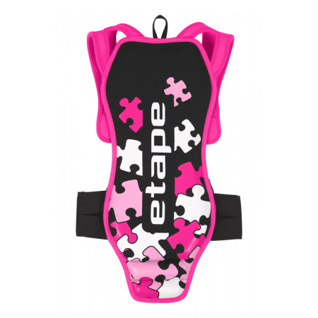 Gyerek gerincvédő Etape Junior Pro fekete/rózsaszín