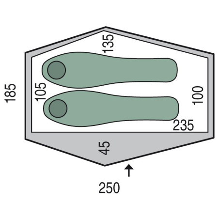 Pinguin Echo 2 lehký stan pro 2 osoby