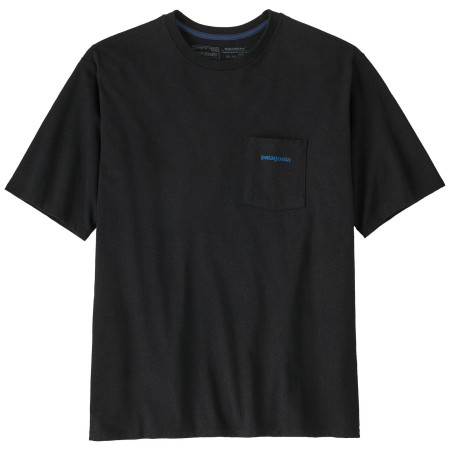 Patagonia Men's Boardshort Logo Pocket Responsibili-Tee férfi póló fekete Ink Black