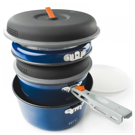 GSI Outdoors Bugaboo Ceramic Base Camper Medium edénykészlet kék blue