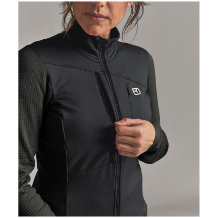 Ortovox Fleece Grid Jacket W női funkcionális pulóver