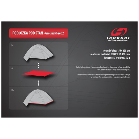 Hannah Groundsheet 2 talajtakaró