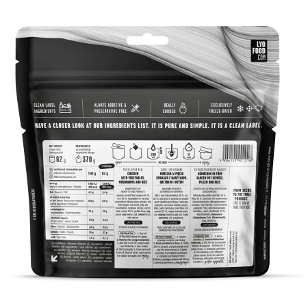 Lyo food Five-Spice Chicken 500g szárított étel