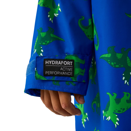 Regatta Junior Changing Robe Olymp Blue Dino vízálló gyerekkabát