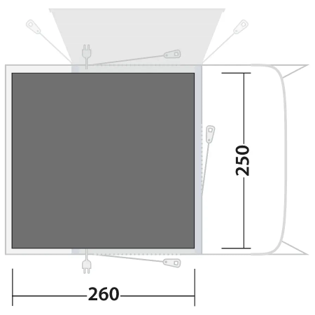 Outwell Footprint Talladega Air talajtakaró