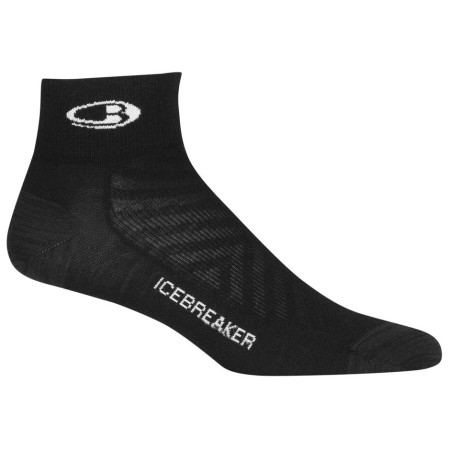 Női zokni Icebreaker Women Run+_Ultralight Mini fekete