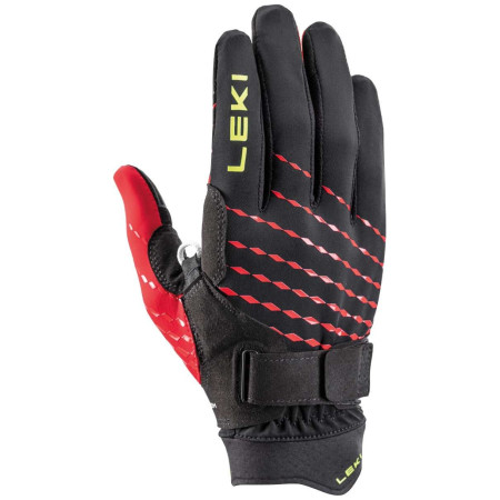 Leki Ultra Trail Breeze Shark téli kesztyű fekete/piros black-red-neonyellow