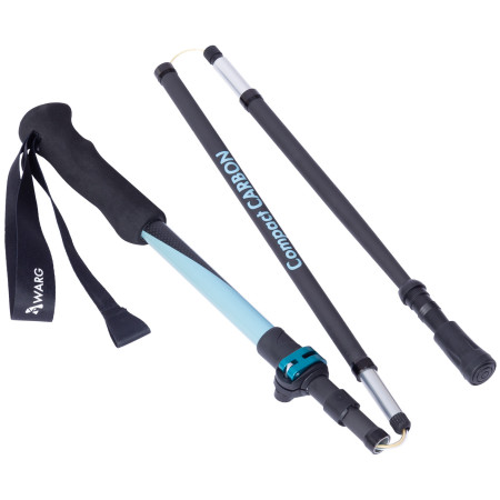 Warg Compact Carbon túrabot fekete/kék