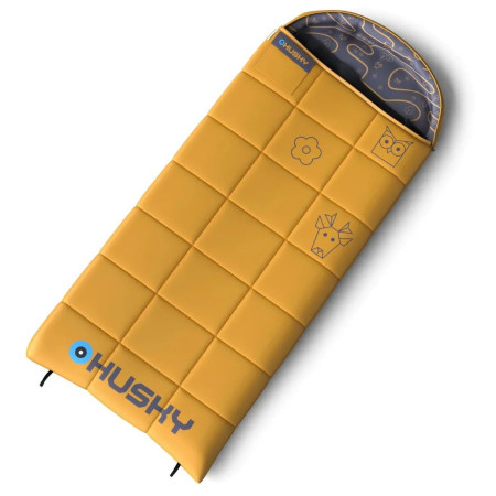 Husky Gizmo Kids gyerek hálózsák barna mustard