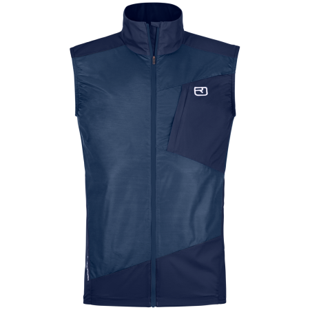 Ortovox Trace Windbreaker Vest M férfi mellény kék Blue Nunatak