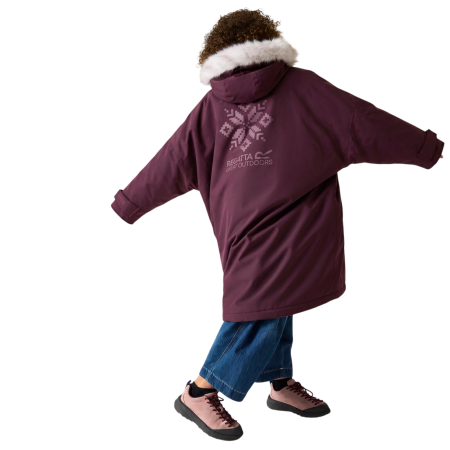 Regatta Junior Waterproof Changing Robe Pro Fig vízálló gyerekkabát