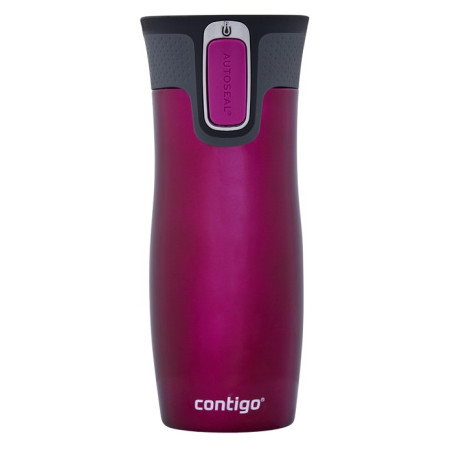 Contigo West Loop 470ml thermo bögre rózsaszín/fekete raspberry